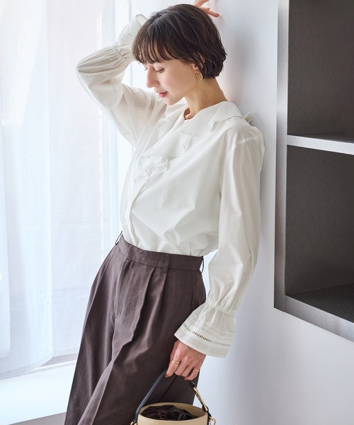 ROPE ラッフルフリルブラウス ROPE ラッフルフリルブラウス 【公式通販】
