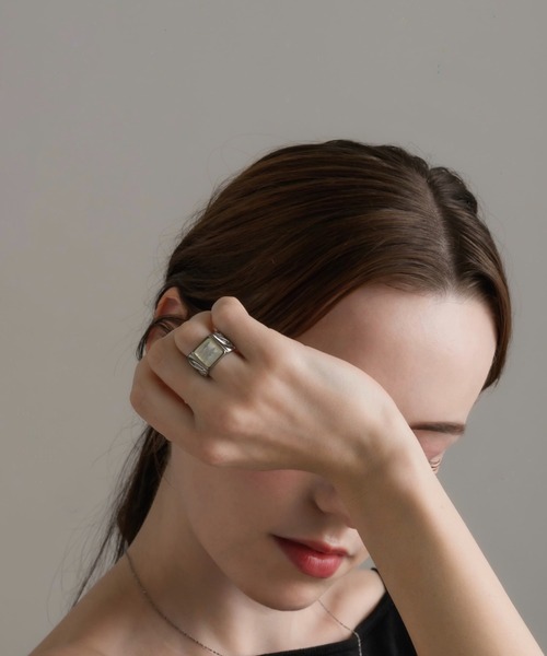 「muku」 リング 11 ホワイト レディース_画像5