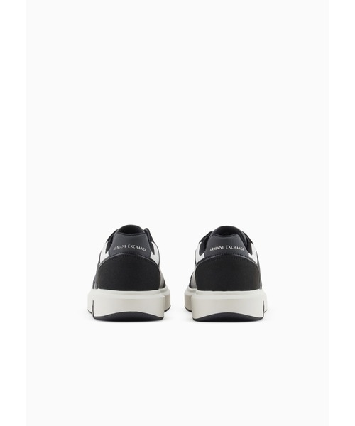 「ARMANI EXCHANGE」 ローカットスニーカー 5 ブラック系その他 メンズの画像