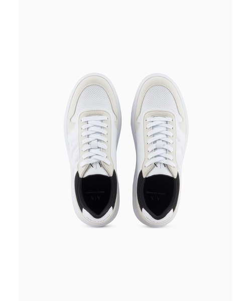 「ARMANI EXCHANGE」 ローカットスニーカー 5 ブラック系その他 メンズの画像
