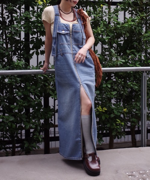 Ameri（アメリ） サロペット オーバーオール FUNCTION DENIM OVERALL