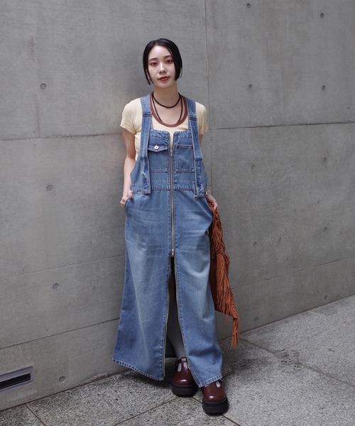 Ameri（アメリ） サロペット オーバーオール FUNCTION DENIM OVERALL
