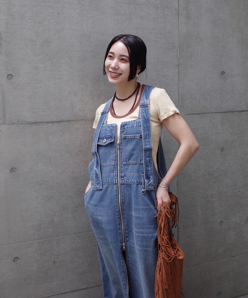 Ameri（アメリ） サロペット オーバーオール FUNCTION DENIM OVERALL