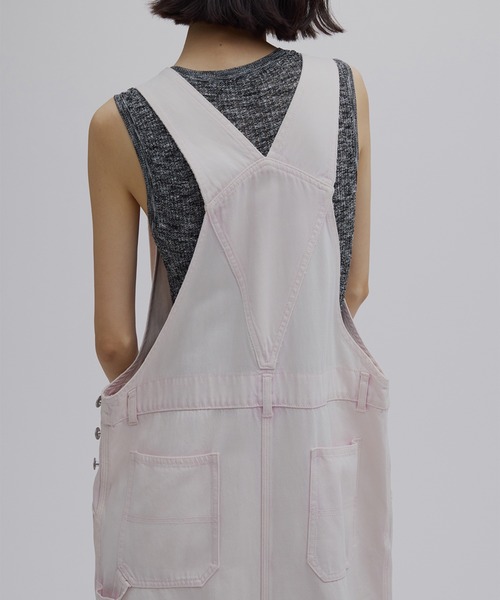 サロペット・オーバーオール・オールインワン FUNCTION DENIM OVERALL DRESS Ameri（アメリ） サロペット オーバーオール FUNCTION DENIM OVERALL