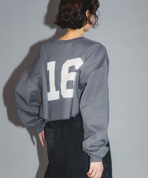 トレーナー スウェット Teya　SHORT SWEAT レディース