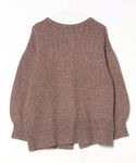 「DISCOAT」 ニットカーディガン M ブ...の詳細画像1