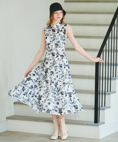 「AND COUTURE」 コンビワンピース MEDIUM パープル レディースの画像