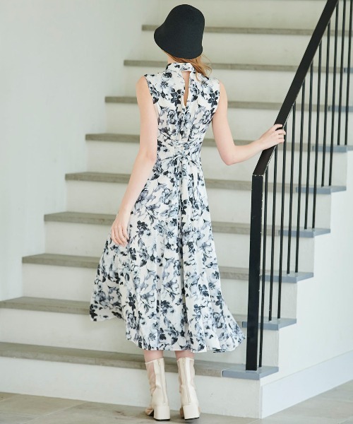「AND COUTURE」 コンビワンピース MEDIUM パープル レディースの画像