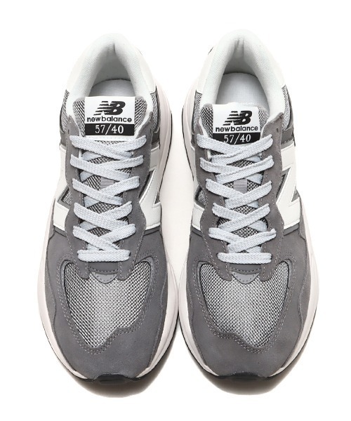 「New Balance」 ローカットスニーカー 24cm グレー レディース_画像5