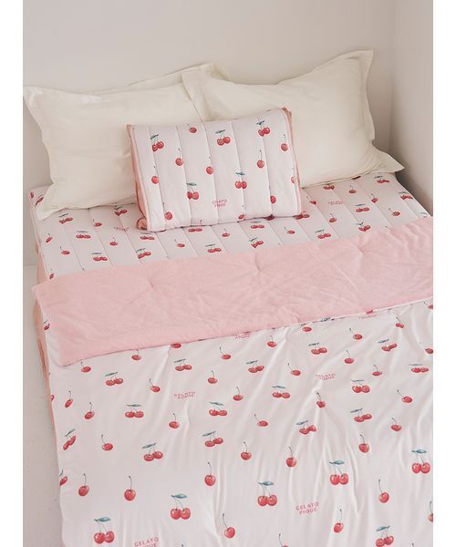 ジェラートピケ ジェラピケ フルーツ柄 もちもち リバーシブルケット gelato pique Sleep ベッド 寝具 「Sleep」「接触冷感」フルーツ柄
