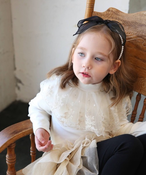 「Rora」 「KIDS」長袖カットソー 110 ブラック キッズ_画像5