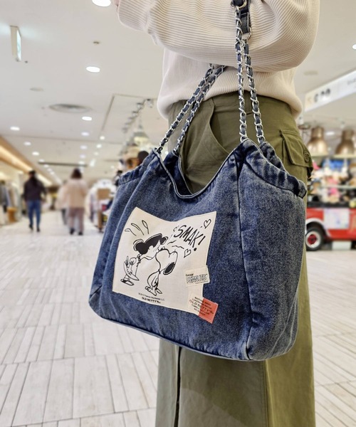 SNOOPY×OLD BETTY'S ショルダーバッグ バッグ スヌーピー「SNOOPY