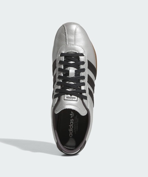「adidas」 ローカットスニーカー 26.5cm シルバー レディース_画像4