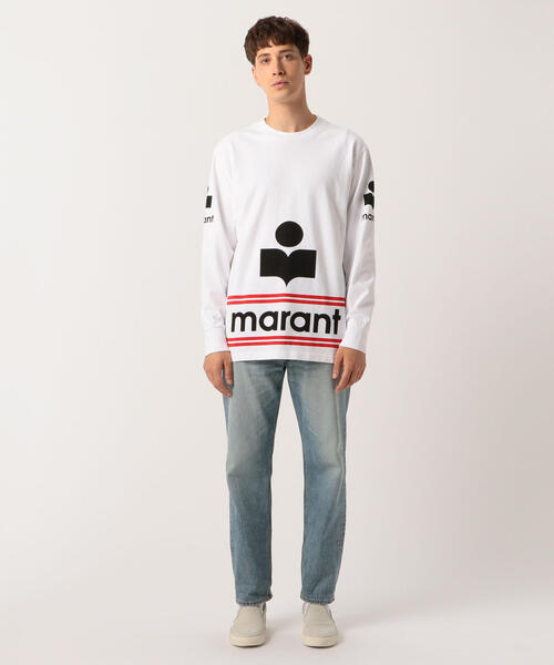 「ISABEL MARANT」 長袖Tシャツ M ホワイト メンズ_画像2