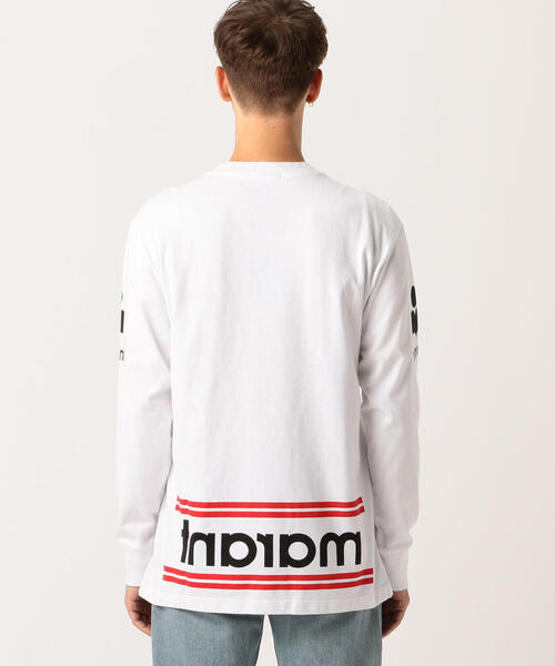 「ISABEL MARANT」 長袖Tシャツ M ホワイト メンズ_画像4