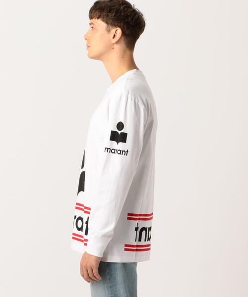 「ISABEL MARANT」 長袖Tシャツ M ホワイト メンズ_画像5