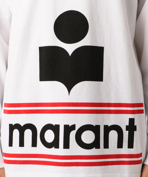 「ISABEL MARANT」 長袖Tシャツ M ホワイト メンズ_画像9