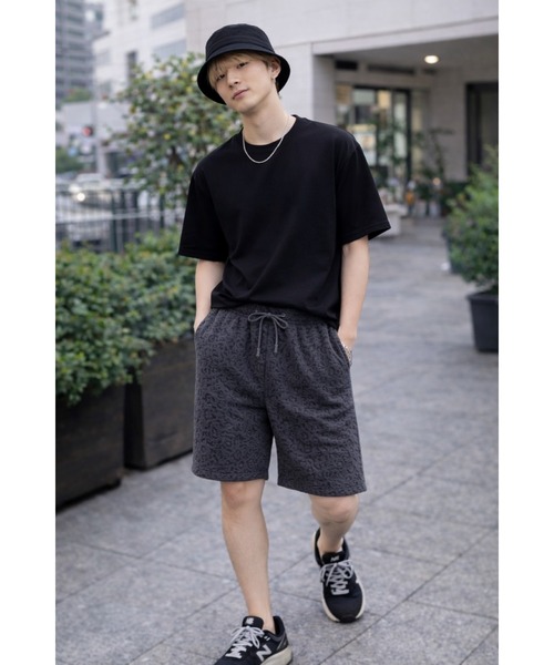 charbon レオパード柄 ショートパンツ Sサイズ CERCA パンツ 「Bls」 「ZM」「Bling Leads」レオパード柄 パイル