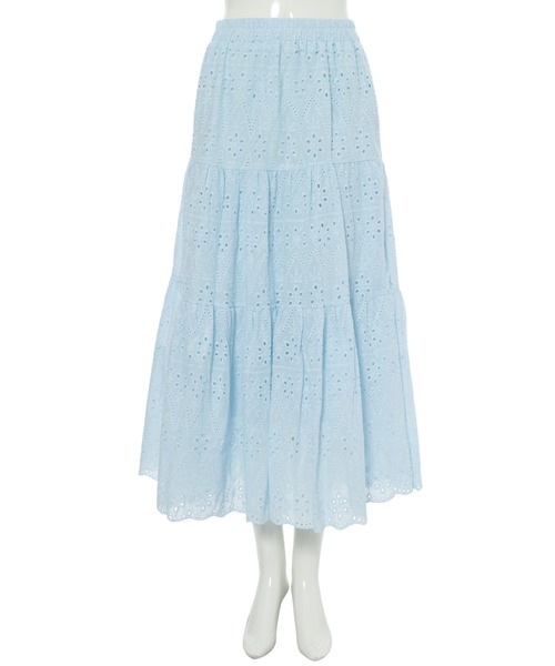 「fifth」 ロングスカート M ブルー レディース_画像7
