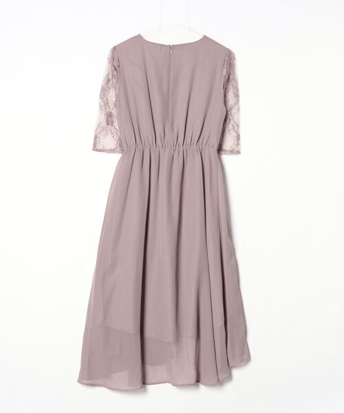 「PREFERIR」 半袖ワンピース LARGE グレー レディース_画像2