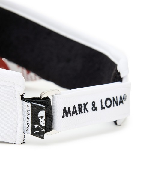 「MARK & LONA」 サンバイザー FREE ホワイト メンズ_画像8