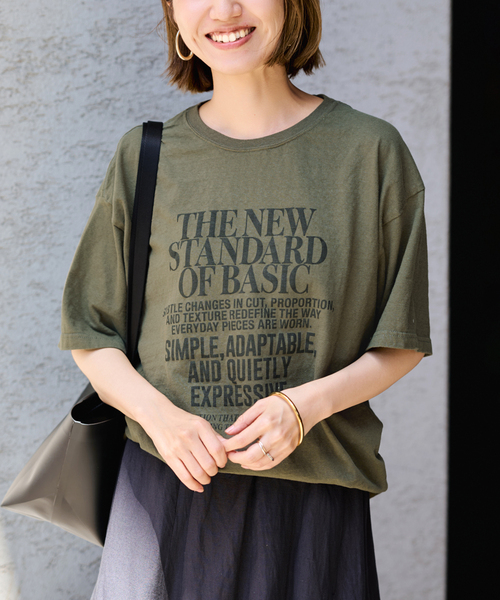 FRAMeWORK（フレームワーク） tシャツ 半袖 NEW STANDARD TEE