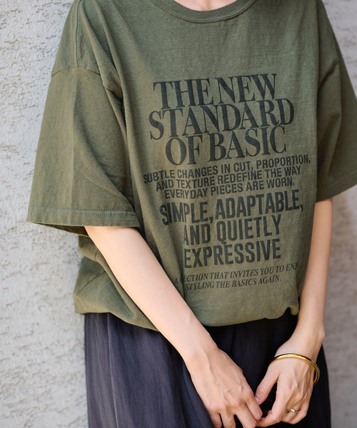 FRAMeWORK（フレームワーク） tシャツ 半袖 NEW STANDARD TEE