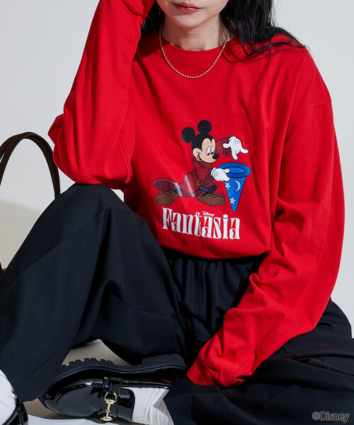 FREAK'S STORE（フリークスストア） 長袖カットソー「Disneyコラボ」 X