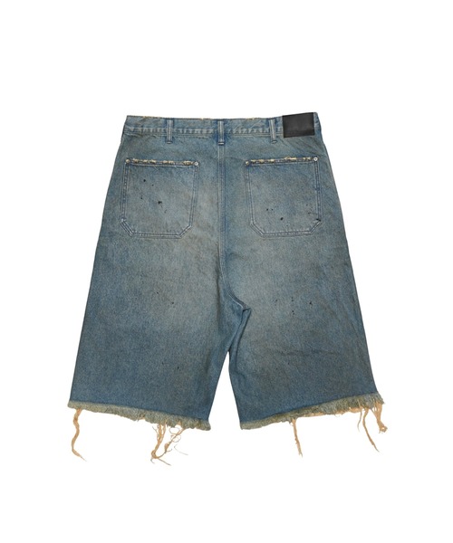 パンツ 「MIYAGIHIDETAKA」Damaged Work Shorts メンズの画像