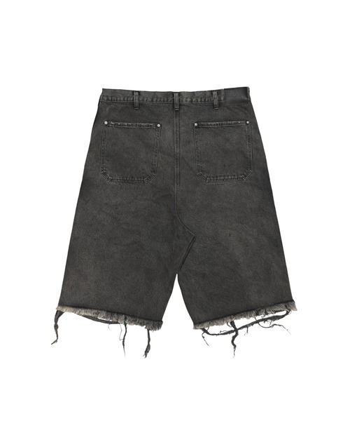 パンツ 「MIYAGIHIDETAKA」Damaged Work Shorts メンズの画像