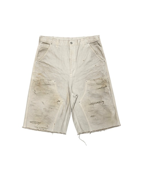 パンツ 「MIYAGIHIDETAKA」Damaged Work Shorts メンズの画像
