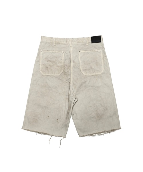 パンツ 「MIYAGIHIDETAKA」Damaged Work Shorts メンズの画像