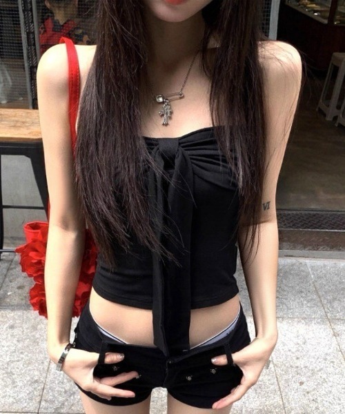 チューブトップ ベアトップ Ribbon tie tube top : ZOZOTOWN Yahoo!店
