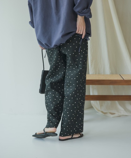 「URBAN RESEARCH DOORS」 イージーパンツ MEDIUM ベージュ レディース_画像4
