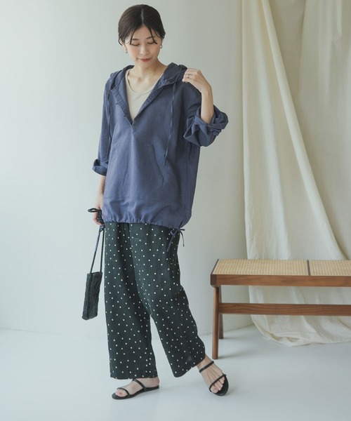 「URBAN RESEARCH DOORS」 イージーパンツ MEDIUM ベージュ レディース_画像6