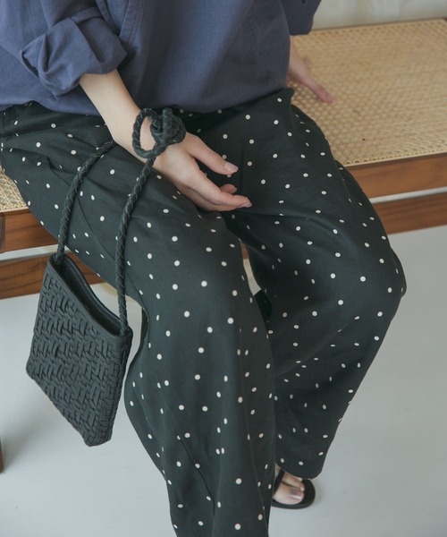 「URBAN RESEARCH DOORS」 イージーパンツ MEDIUM ベージュ レディース_画像7