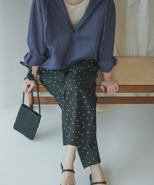 「URBAN RESEARCH DOORS」 イージーパンツ MEDIUM ベージュ レディース_画像8
