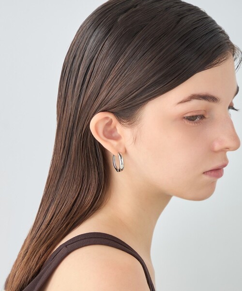 ete オーバル ピアス ete（エテ） ピアス オーバル ハグピアス レディース : ZOZOTOWN Yahoo
