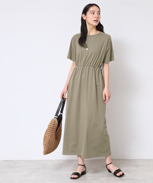 「Dessin」 Tシャツワンピース 02 チャコールグレー レディース_画像7