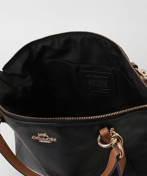 美品　COACH 2way ハンドバッグ ブラック COACH（コーチ） 2WAYバッグ - ブラック レディース : ZOZOTOWN Yahoo
