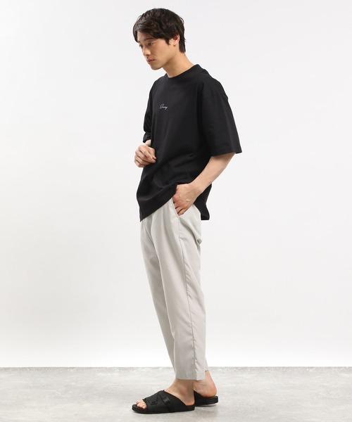 「GLOBAL WORK Smile Seed Store」 イージーパンツ LARGE ブラック メンズ_画像3