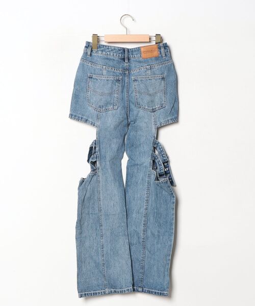 「SPIRALGIRL」 デニムパンツ MEDIUM ライトブルー レディース_画像2