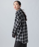 ブラウス シャツ アソートチェックシャツチュニ...の詳細画像3