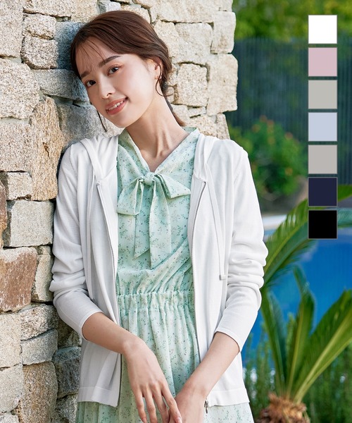 Tiaclasse パーカー 「小倉優子さん着用」サマーニットショート