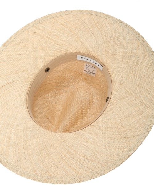 ALEXIA STAM（アリシアスタン） 帽子 ハット Bao Straw Ribbon Fedora