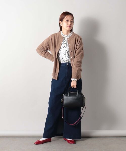 fredy emue（フレディエミュ） カーディガン カシミヤ混ハイネック