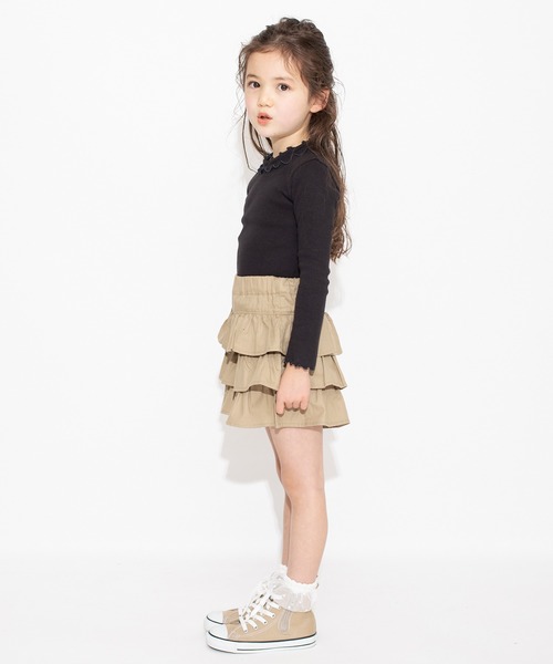 branshes（ブランシェス） パンツ 3段フリルショートパンツ キッズ