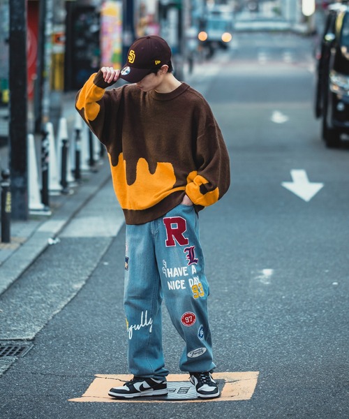 SIDEWAY STANCE セーター ニット 「SIDEWAY STANCE」モヘア