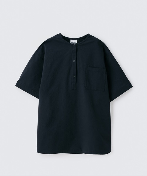 tシャツ 「WILDTHINGS / ワイルドシングス」 SEERSUCKER HENRY POCKET T レディース WILD THINGS tシャツ 「WILDTHINGS / ワイルドシングス