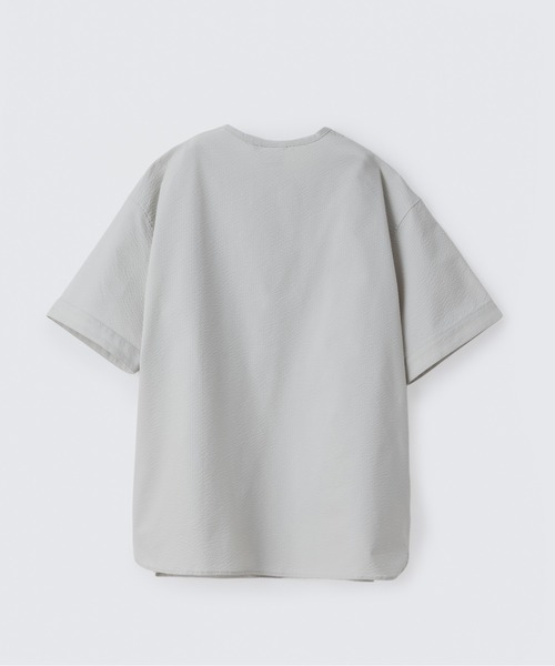 tシャツ 「WILDTHINGS / ワイルドシングス」 SEERSUCKER HENRY POCKET T レディース WILD THINGS tシャツ 「WILDTHINGS / ワイルドシングス